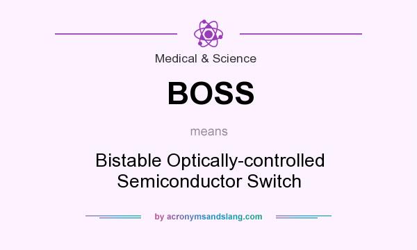 What does BOSS mean? It stands for Bistable Optically-controlled Semiconductor Switch