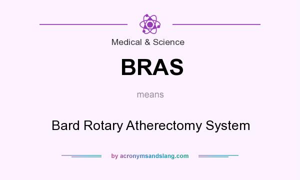 What does BRAS mean? It stands for Bard Rotary Atherectomy System