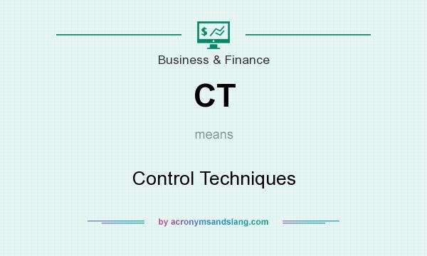 What does CT mean? It stands for Control Techniques