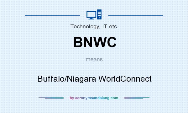 What does BNWC mean? It stands for Buffalo/Niagara WorldConnect