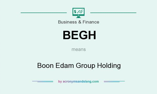 What does BEGH mean? It stands for Boon Edam Group Holding