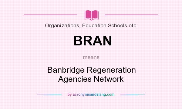 What does BRAN mean? It stands for Banbridge Regeneration Agencies Network
