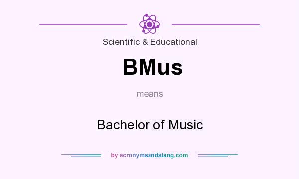 What does BMus mean? It stands for Bachelor of Music