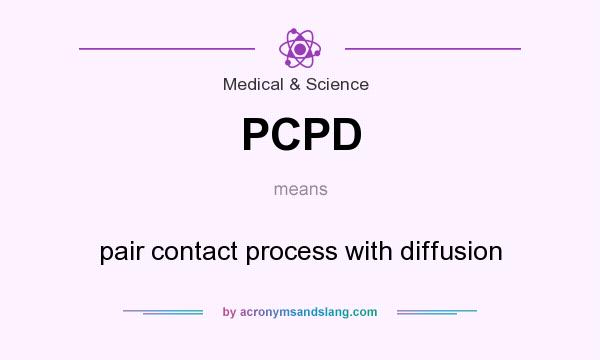 What does PCPD mean? It stands for pair contact process with diffusion