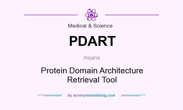 What does PDART mean? It stands for Protein Domain Architecture Retrieval Tool