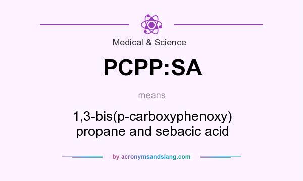What does PCPP:SA mean? It stands for 1,3-bis(p-carboxyphenoxy) propane and sebacic acid