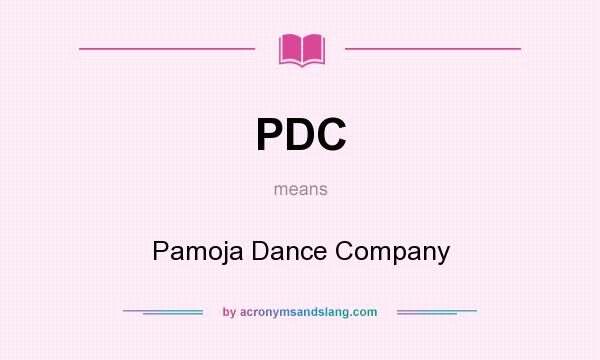 What does PDC mean? It stands for Pamoja Dance Company