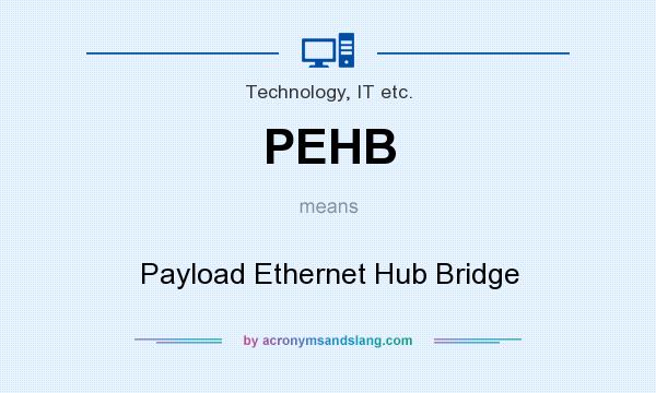 What does PEHB mean? It stands for Payload Ethernet Hub Bridge