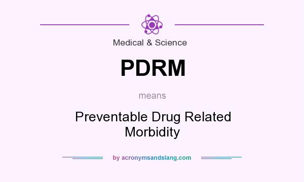 What does PDRM mean? It stands for Preventable Drug Related Morbidity