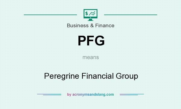What does PFG mean? It stands for Peregrine Financial Group