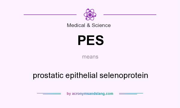What does PES mean? It stands for prostatic epithelial selenoprotein
