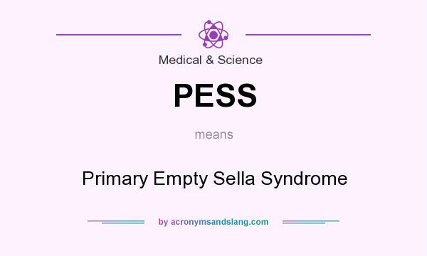 What does PESS mean? It stands for Primary Empty Sella Syndrome