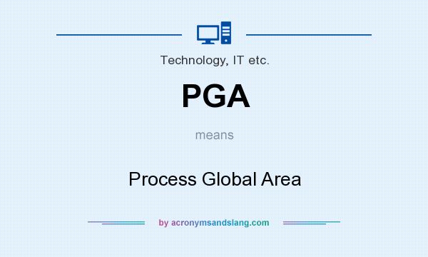 What does PGA mean? It stands for Process Global Area