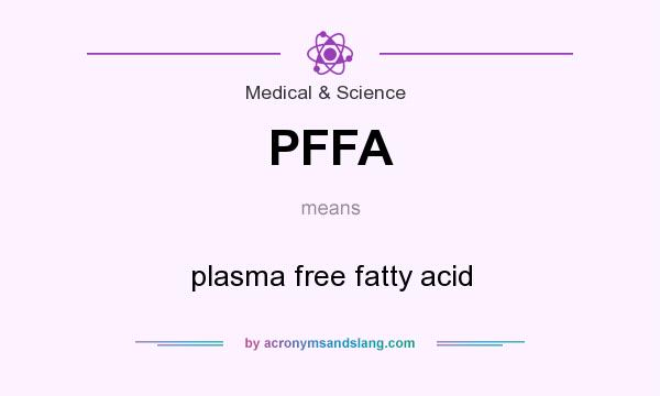 What does PFFA mean? It stands for plasma free fatty acid