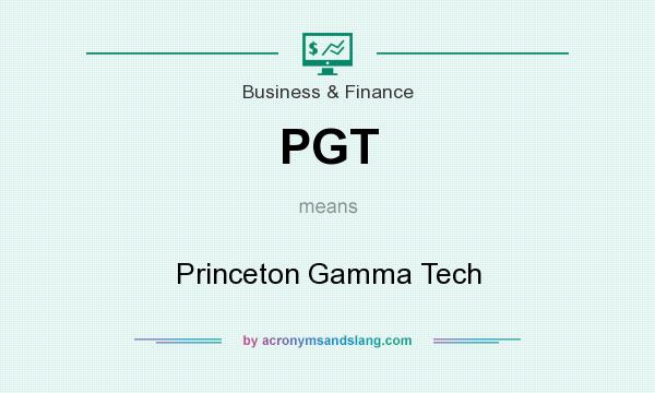 What does PGT mean? It stands for Princeton Gamma Tech