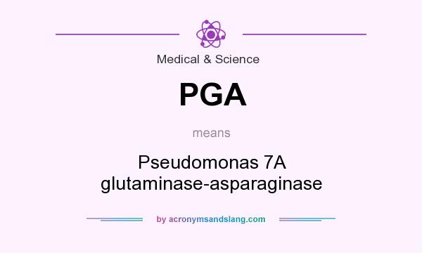 What does PGA mean? It stands for Pseudomonas 7A glutaminase-asparaginase