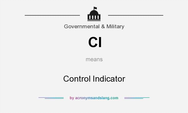 What does CI mean? It stands for Control Indicator