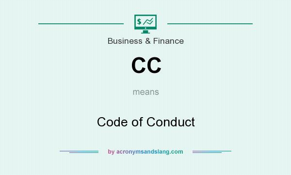 What does CC mean? It stands for Code of Conduct