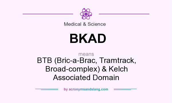 What does BKAD mean? It stands for BTB (Bric-a-Brac, Tramtrack, Broad-complex) & Kelch Associated Domain