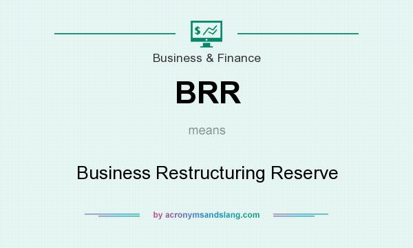 What does BRR mean? It stands for Business Restructuring Reserve
