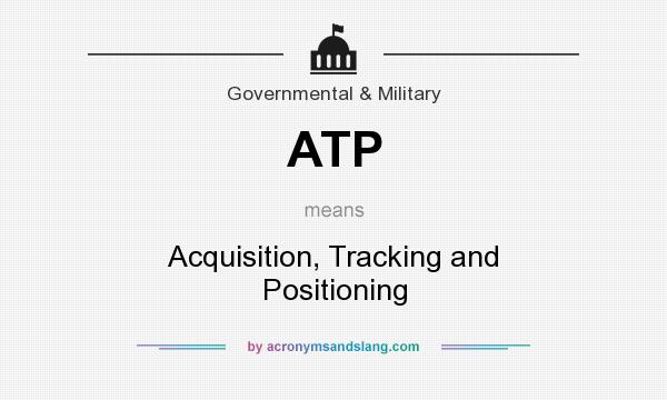 What does ATP mean? It stands for Acquisition, Tracking and Positioning