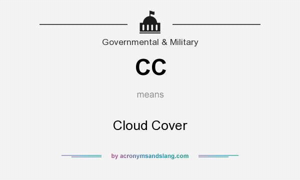 What does CC mean? It stands for Cloud Cover