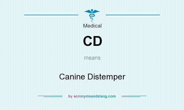 What does CD mean? It stands for Canine Distemper