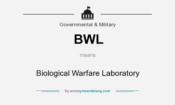 What does BWL mean? It stands for Biological Warfare Laboratory