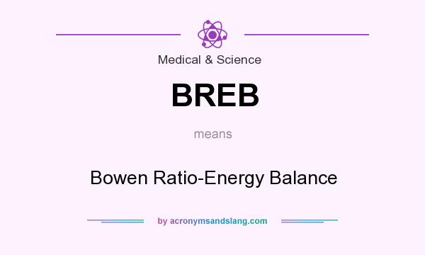 What does BREB mean? It stands for Bowen Ratio-Energy Balance
