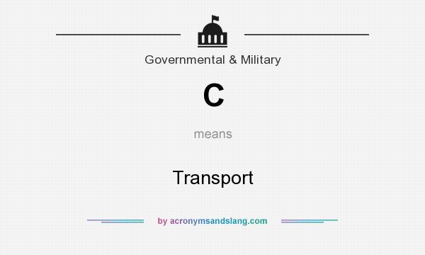 What does C mean? It stands for Transport