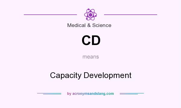What does CD mean? It stands for Capacity Development