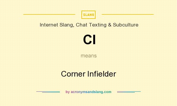 What does CI mean? It stands for Corner Infielder