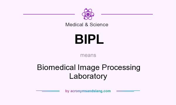 What does BIPL mean? It stands for Biomedical Image Processing Laboratory