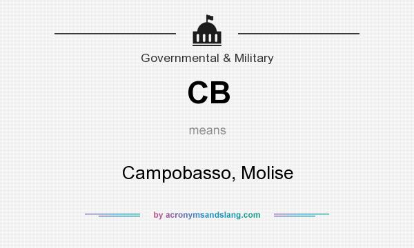 What does CB mean? It stands for Campobasso, Molise