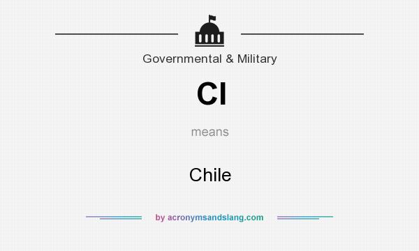 What does CI mean? It stands for Chile