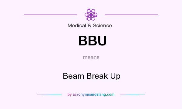 What does BBU mean? It stands for Beam Break Up