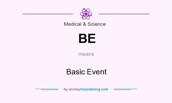 What does BE mean? It stands for Basic Event