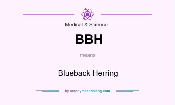 What does BBH mean? It stands for Blueback Herring