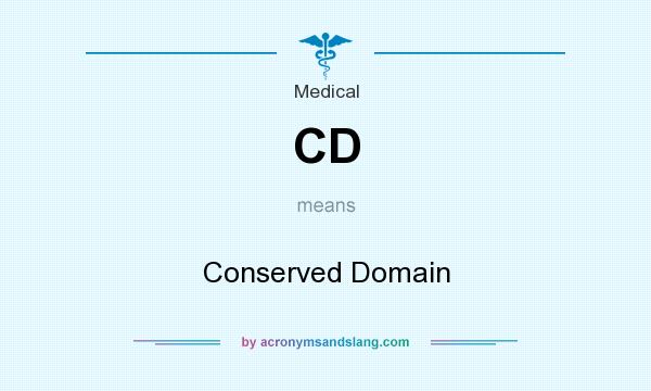 What does CD mean? It stands for Conserved Domain