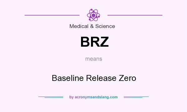 What does BRZ mean? It stands for Baseline Release Zero