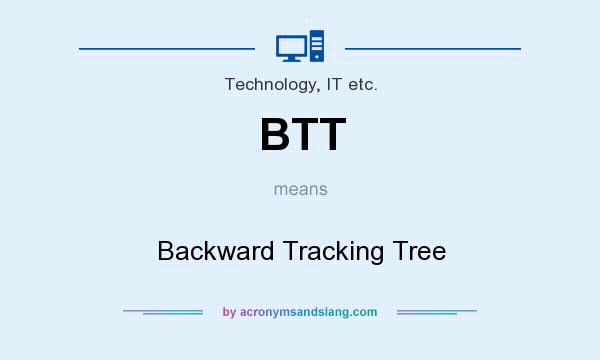 What does BTT mean? It stands for Backward Tracking Tree
