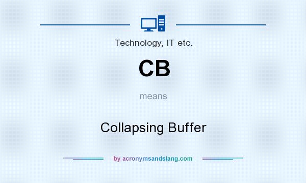 What does CB mean? It stands for Collapsing Buffer