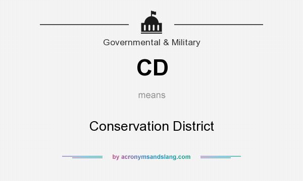 What does CD mean? It stands for Conservation District