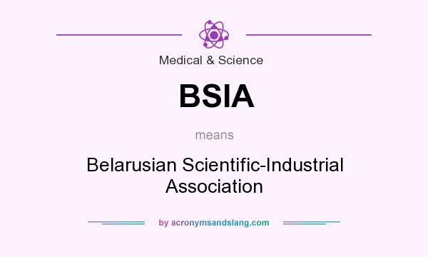 What does BSIA mean? It stands for Belarusian Scientific-Industrial Association