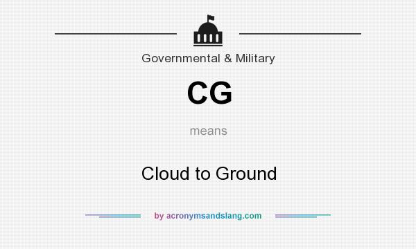 What does CG mean? It stands for Cloud to Ground