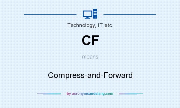 What does CF mean? It stands for Compress-and-Forward