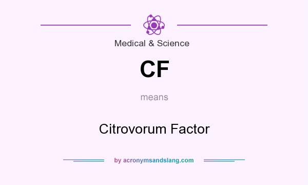 What does CF mean? It stands for Citrovorum Factor