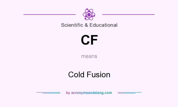 What does CF mean? It stands for Cold Fusion