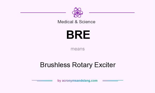 What does BRE mean? It stands for Brushless Rotary Exciter