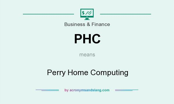 What does PHC mean? It stands for Perry Home Computing